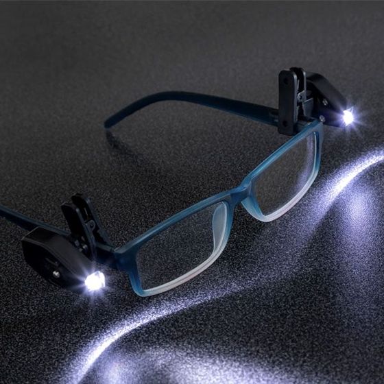 Csíptethetős LED szemüvegre (2 db)
